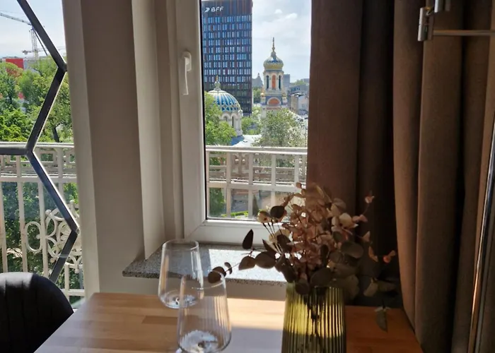 Bestview Centrum Netflix Апартаменти Лодзь